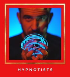 Hypnotist entertaining at a party with a link to hypnotists available to hire on Entertainers Worldwide