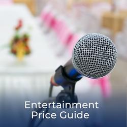 Microphone, link to how much Wedding Entertainment can cost Price Guide