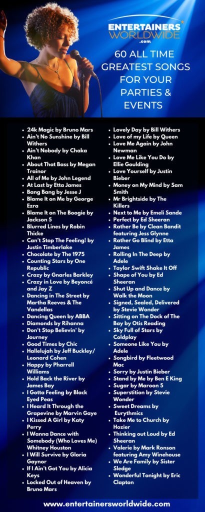 best, greatest, songs, music, parties, events