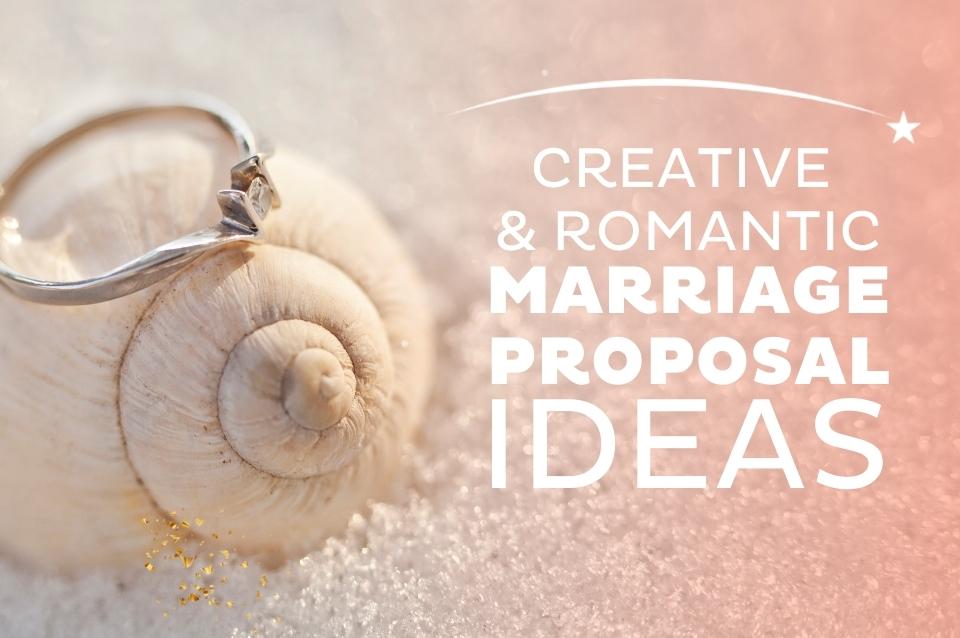 Creative Unusual Marriage Proposal Ideas