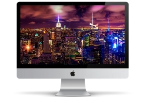 New York zoom party background