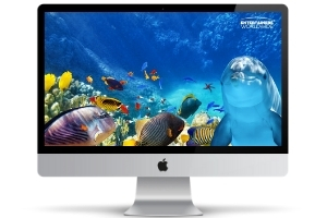 Under the sea zoom party background