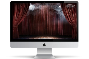 Stage zoom party background