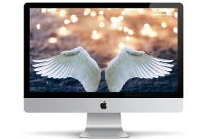 Angel Wings Zoom background