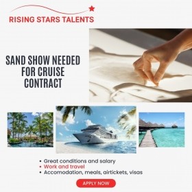Sand Drawing Artist Needed For Cruise Ship Contract