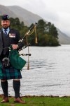 Bagpiper Jason Faulkner