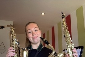 Emily Irvine and Erin Black - Saxophonist