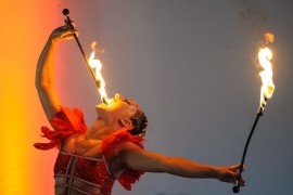 C&C Aerial - Fire Performer - Liverpool, North West England