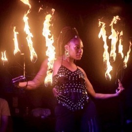 Blue Flame Fire & Flow Artist - Fire Performer - Memphis, Tennessee