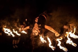 Miriam Wolanski - Fire Performer Grangemouth, Scotland