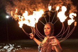 Blue Flame Fire & Flow Artist - Circus Performer Memphis, Tennessee