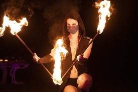 Mystica Fiora - Fire Performer Austin, Texas
