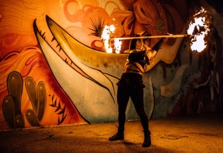Violeta Fiesta - Fire Performer