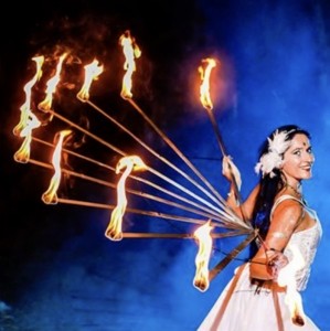 La Santa Damiana - Fire Performer