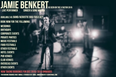Jamie Benkert - Olly Murs Tribute Act